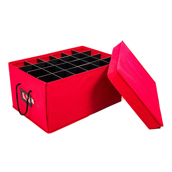 Santa's Bags Ribbon Storage Box - Red